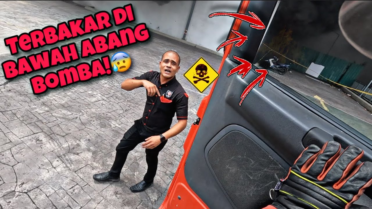 💢NAK DEKAT WAKTU BERBUKA ABANG BOMBA LAYAN API BANGUNAN😱-CELORENG BOMBA-