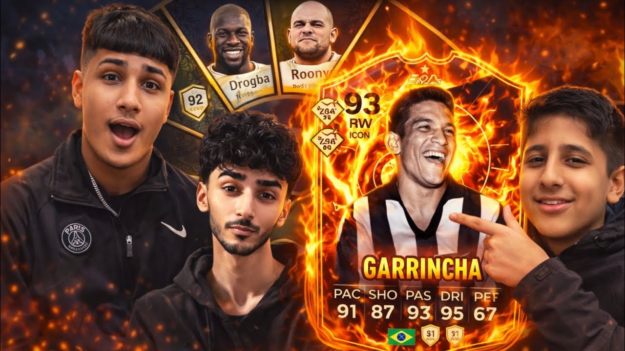 icon roulette and bro packs GARRINCHA THE GOAT