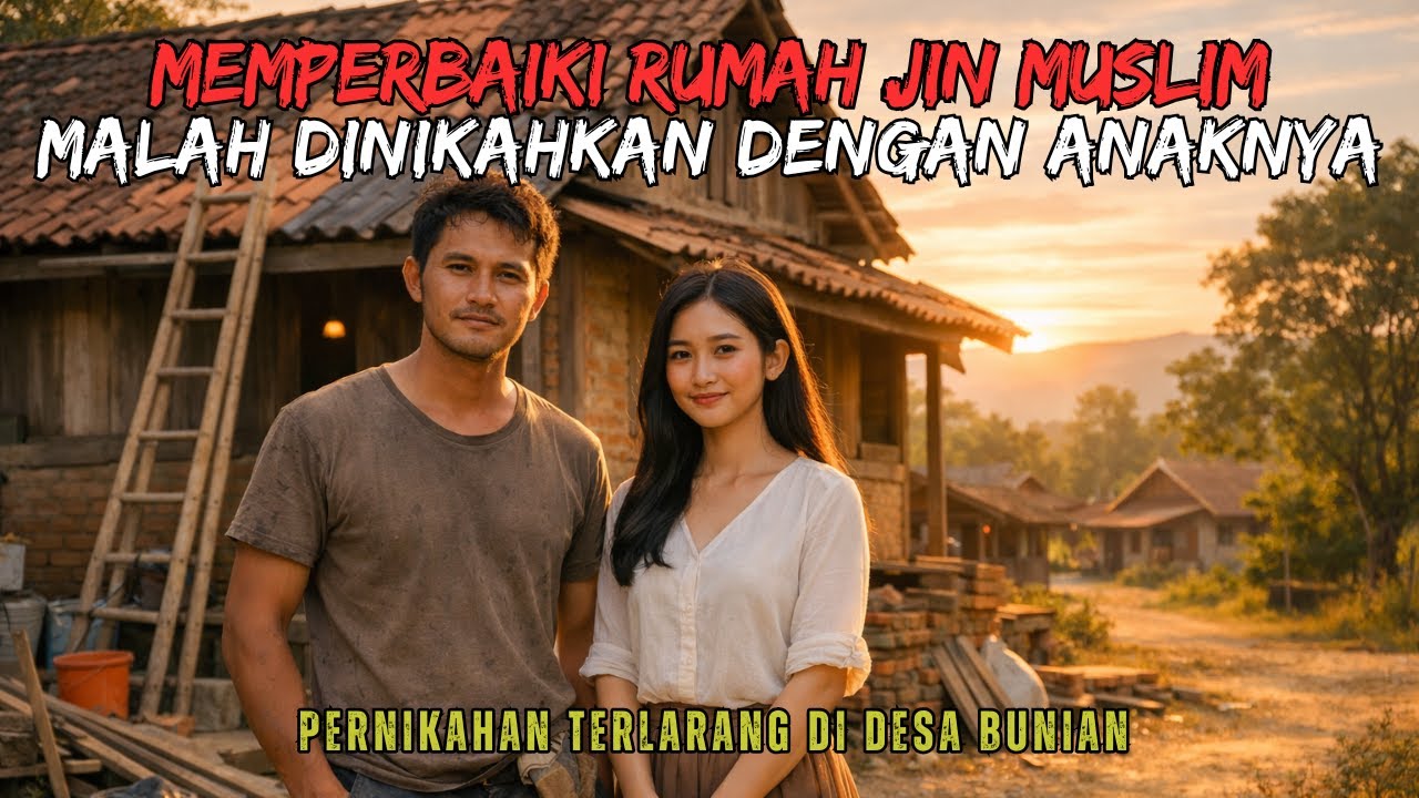 MEMPERBAIKI RUMAH JIN MUSLIM, AKU MALAH DINIKAHKAN DENGAN ANAKNYA YANG CANTIK | Kisah Nyata Mistis