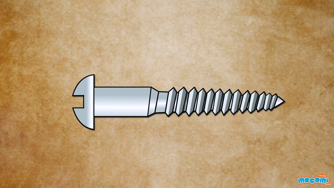 What is a Screw? (With Narration) Simple Machines - Science for Kids | Educational Videos by Mocomi