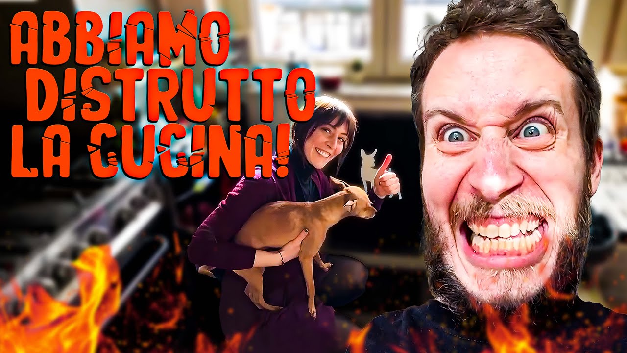 Cucina distrutta con Fede