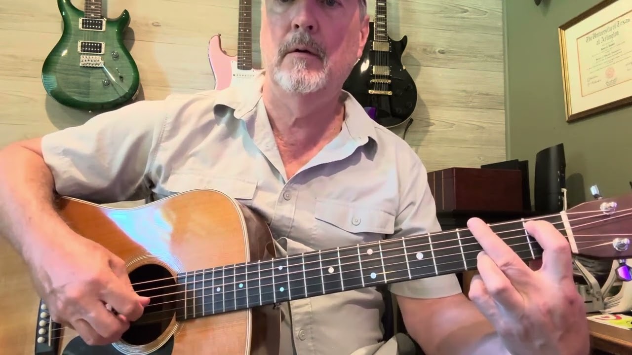 Easy Travis Picking with D