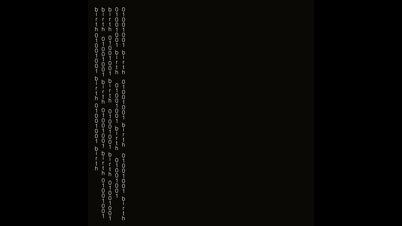 01001001 - Birth (full EP) [NOIR005]