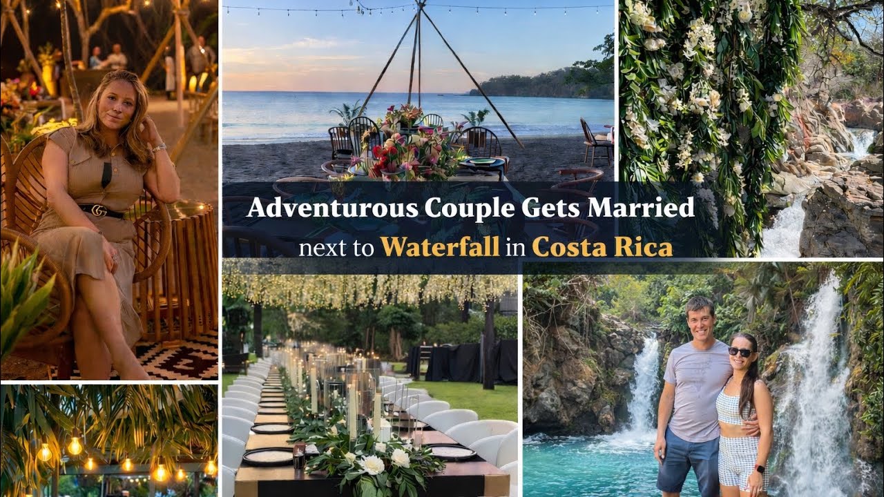 Getting Married By a Waterfall in Costa Rica