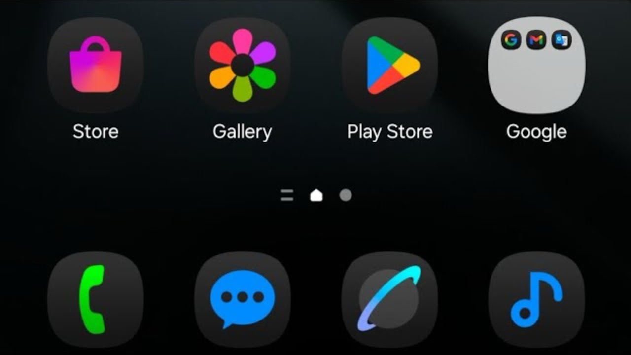 How to get one Ui 7 Dark mode app icons on any android Phone 