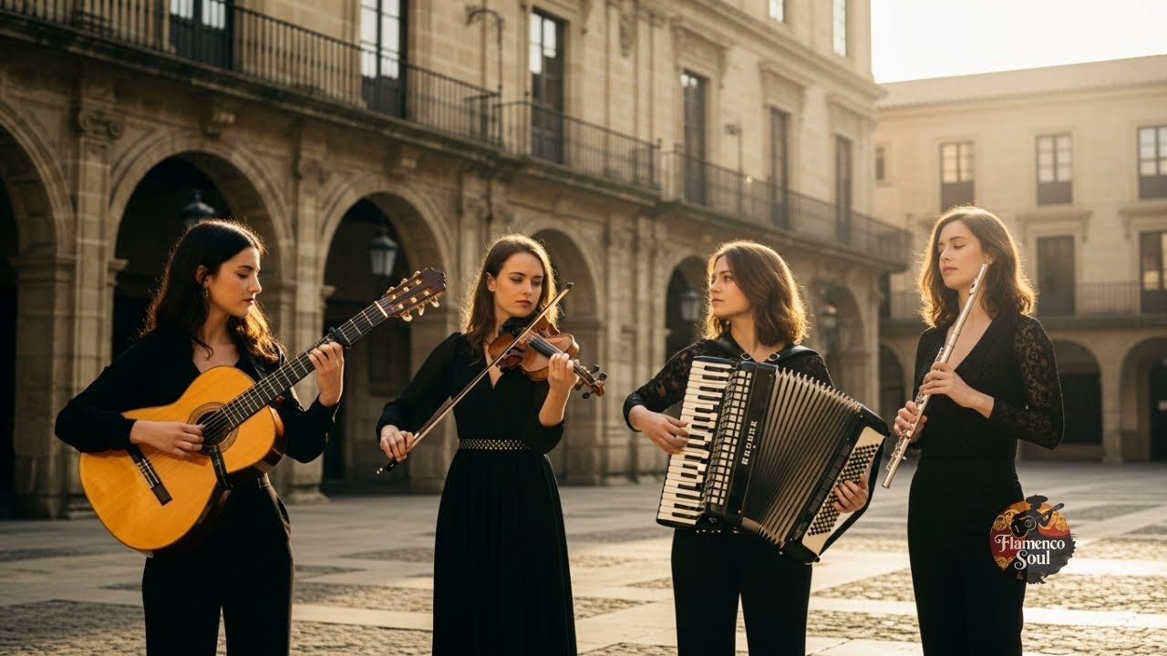 Elegant European Flamenco Fusion – Live Instrumental Music for Calm Minds