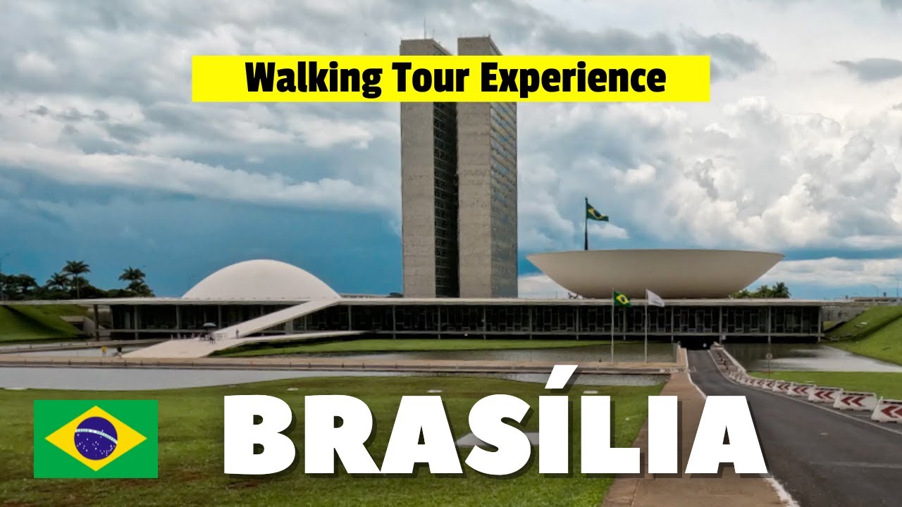 BRASÍLIA, BRAZIL Walking Tour 4K - Immersive Sound | WTE #19