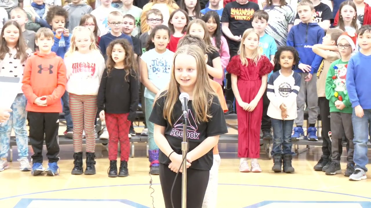 North Elementary School 3rd Grade Winter Program 