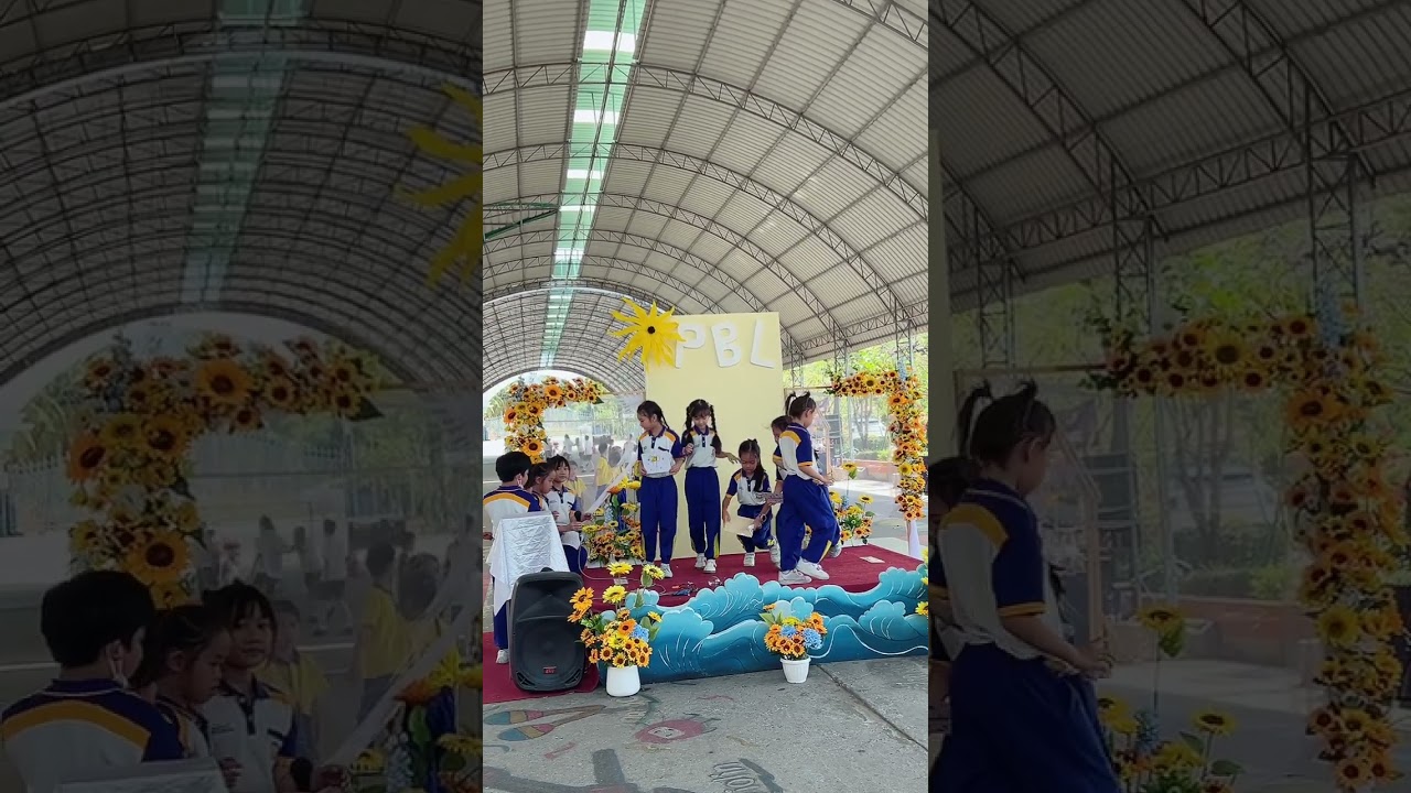 ของขวัญและเพื่อนๆ นำเสนองาน pbl โรงเรียนสารสาสน์วิเทศบูรพา ￼
