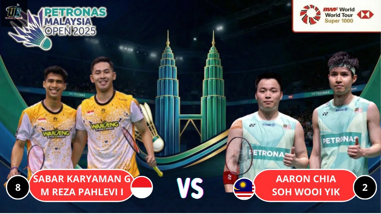 SABAR KARYAMAN G/M REZA PAHLEVI I (INA) VS AARON CHIA/SOH WOOI YIK (MAS) | QF MALAYSIA OPEN 2026