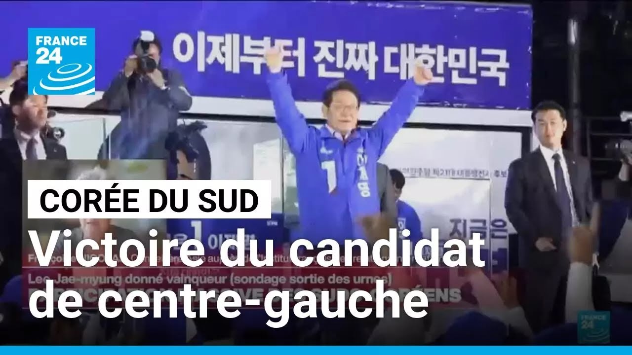 Corée du Sud : victoire du candidat de centre-gauche • FRANCE 24