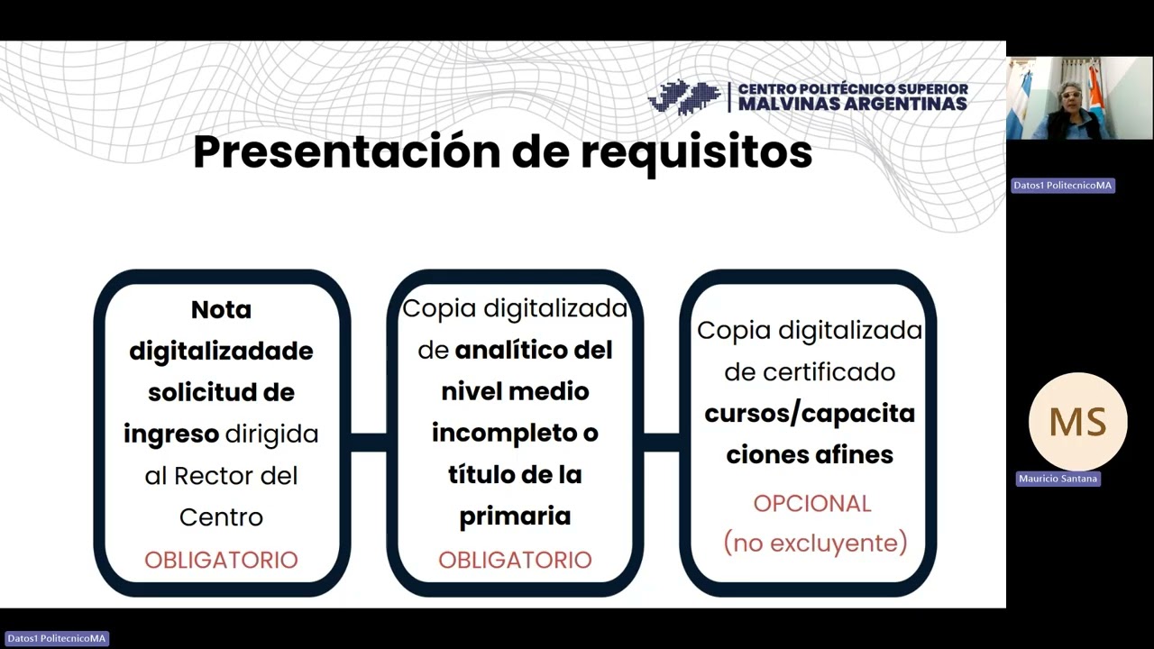 Charla informativa sobre la Tecnicatura Superior en Ciencia de Datos e Inteligencia Artificial