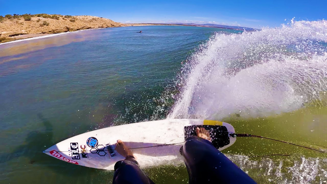SURFING POV - LONG WAVE TILL LEGS HURT (Morocco #10)