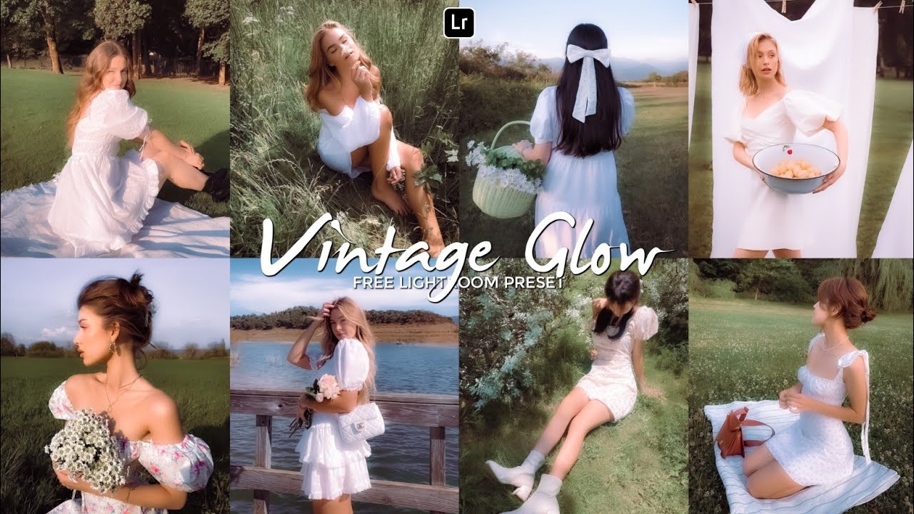 Пресет Vintage Glow | Бесплатный пресет Lightroom Mobile DNG | Эффект свечения | пресет Lightroom