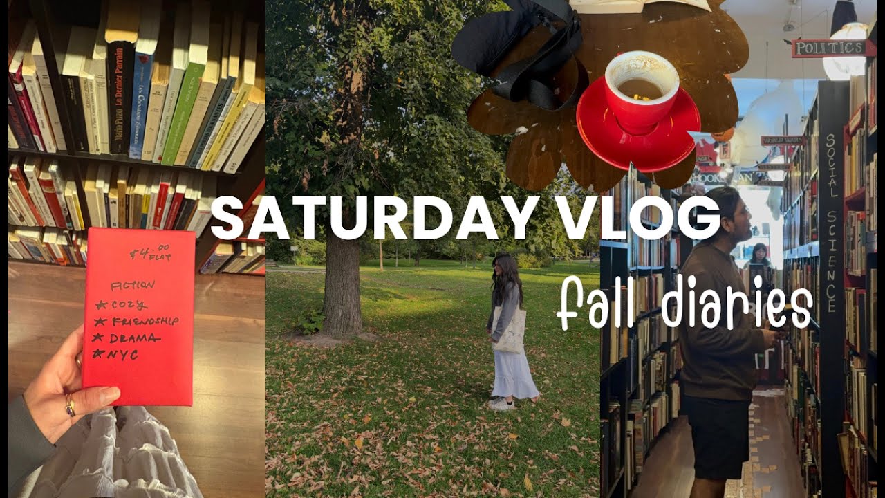 fall diaries: a cozy saturday | books and coffee