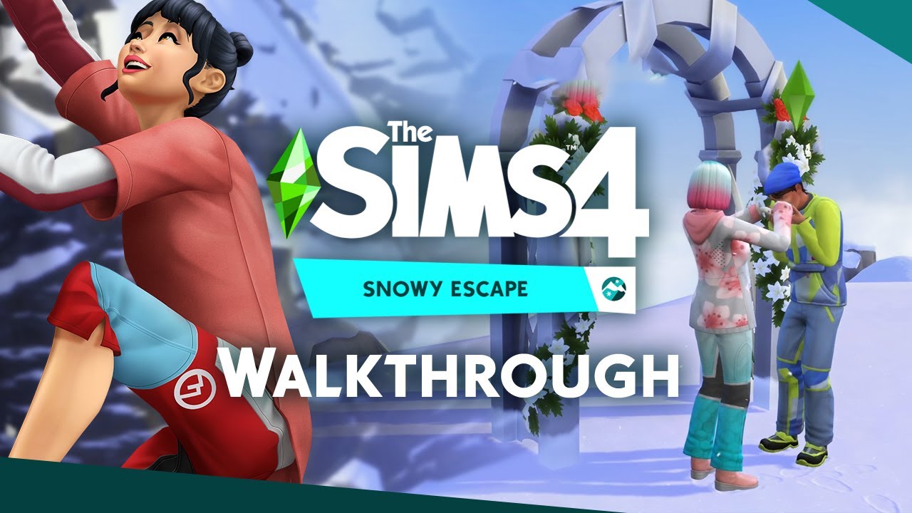 The Sims 4 Снежное путешествие: скалолазание и горные походы