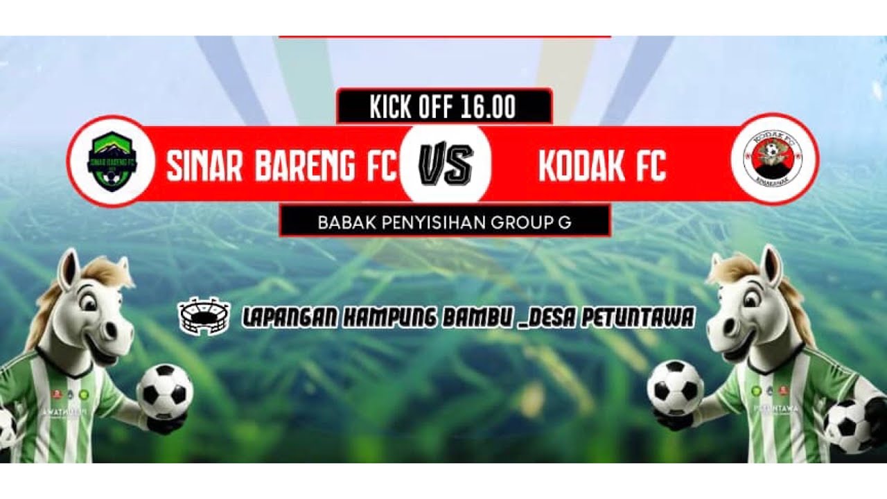 LIVE PETUNTAWA CUP U-17 | KODAK FC VS SINAR BARENG