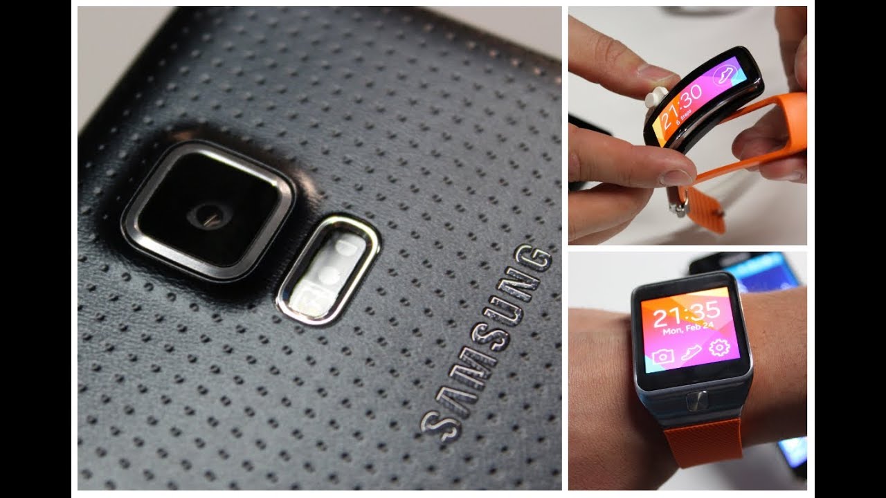 Видео Samsung Galaxy S5 и Galaxy Gear 2 + Gear Fit