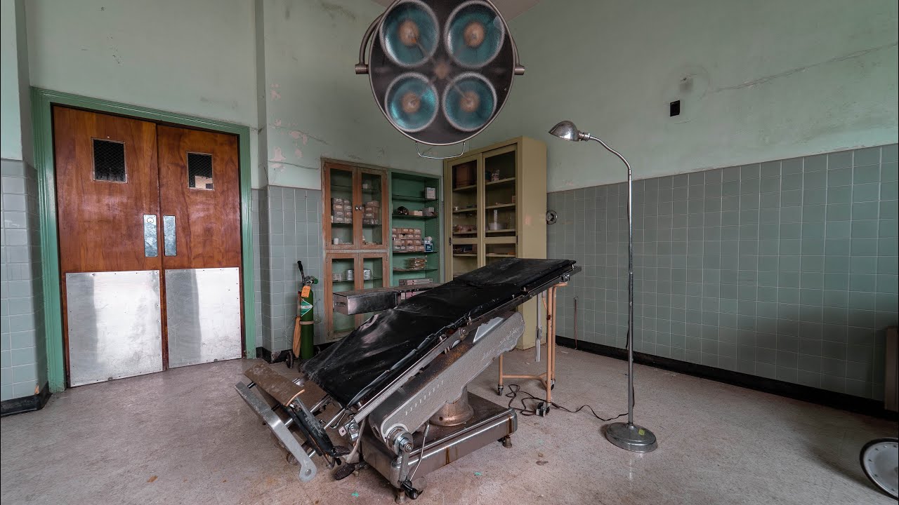 1960s Untouched Asylum - everything left behind (electricity on)