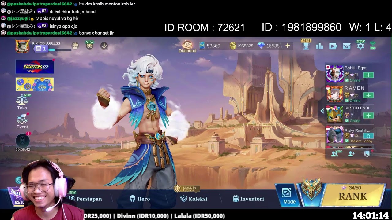 OPEN MABAR MLBB #mlbb #mlbblive #livemlbb