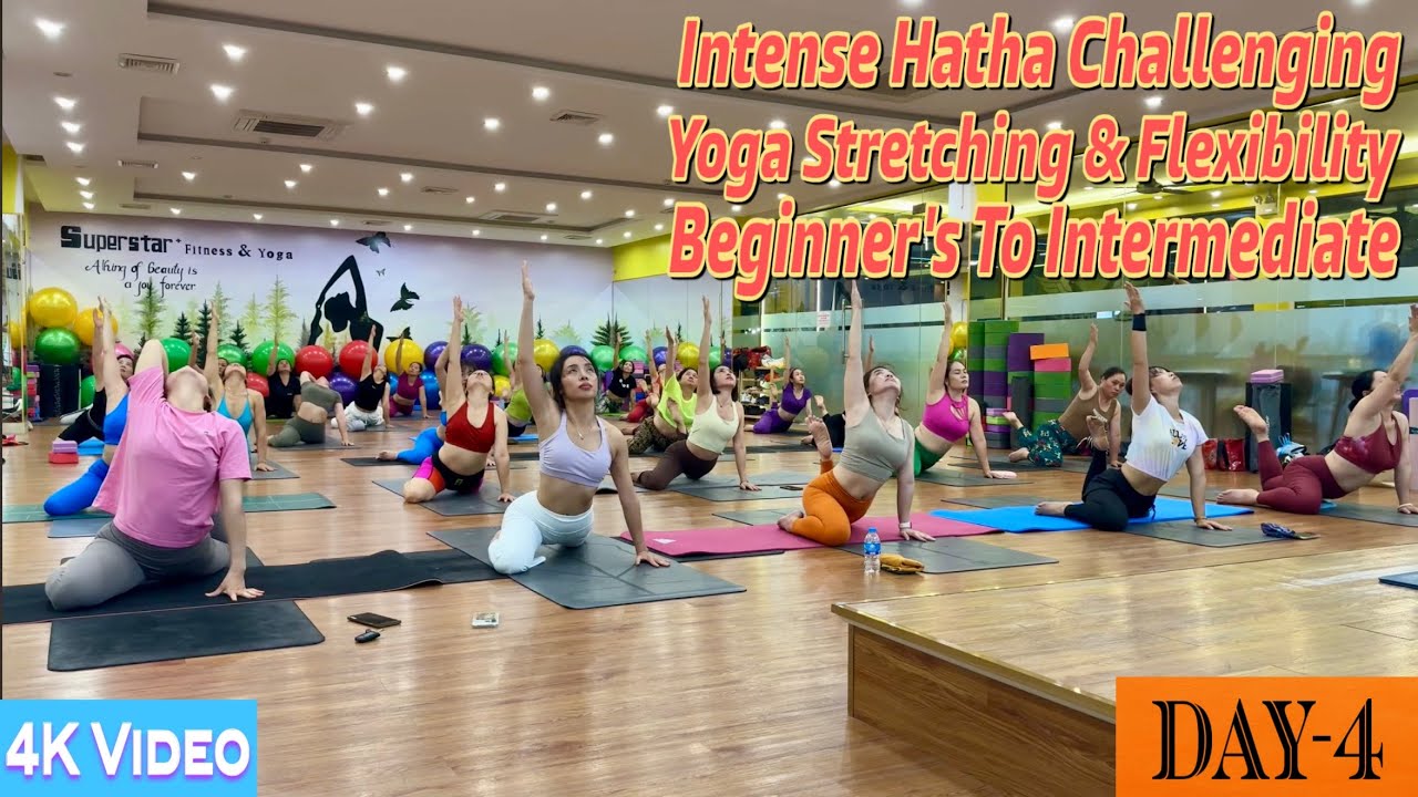 DAY-4 Intense Hatha Challenging Yoga Stretching & Flexibility | Master Ranjeet Singh Bhatia | 
