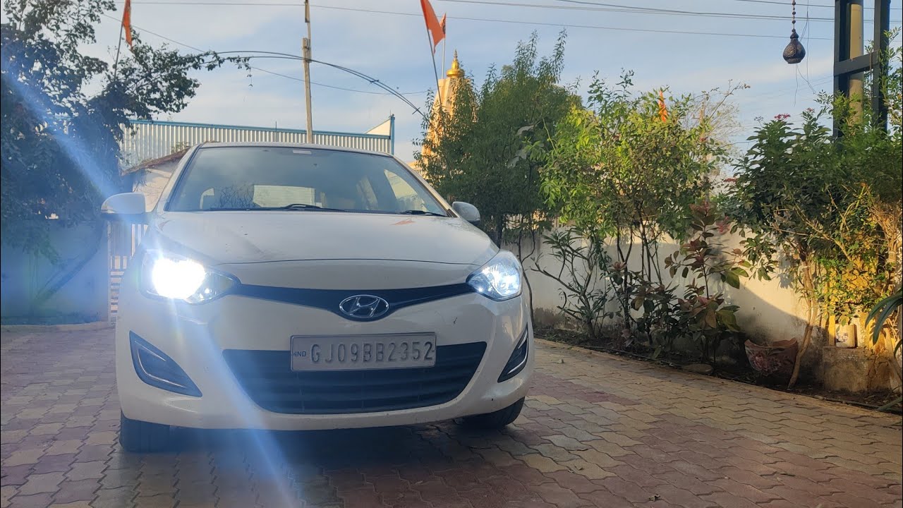 HYUNDAI i20 LED Install | HIGH ON DRIVE 150W H7 LED