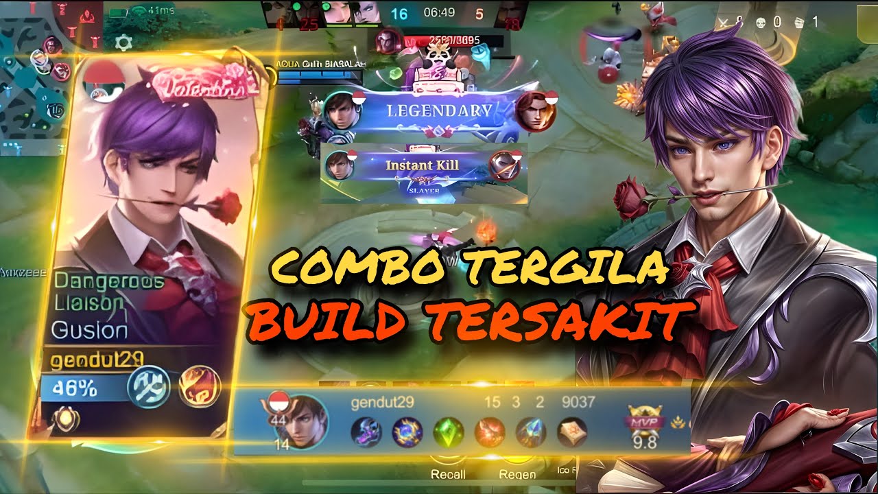 BUILD TERBARU GUSION 2026‼️SEKALI COMBO LANGSUNG MATI😎😱