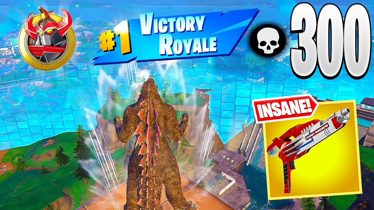 GODZILLA VS MEGAZORD Solo Squads 250 Eliminations Full Gameplay