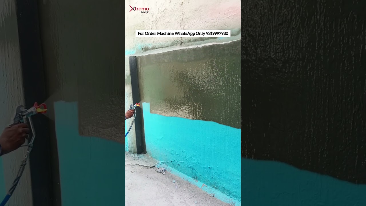 50% overlap technique with Airless Sprayer! #paintingtechniuqes #Painter #Paintspraying #Painting