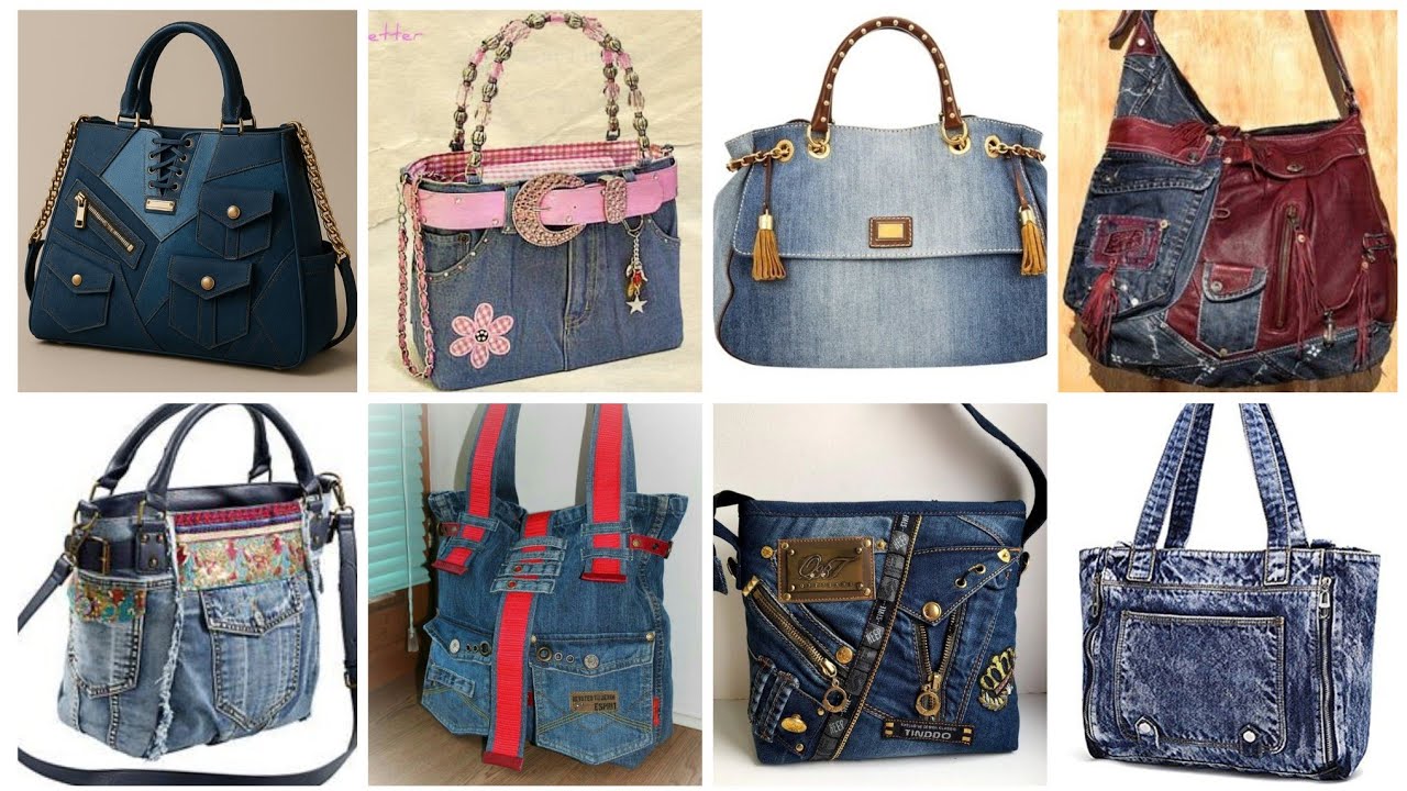 Smart blue denim bags ideas 
