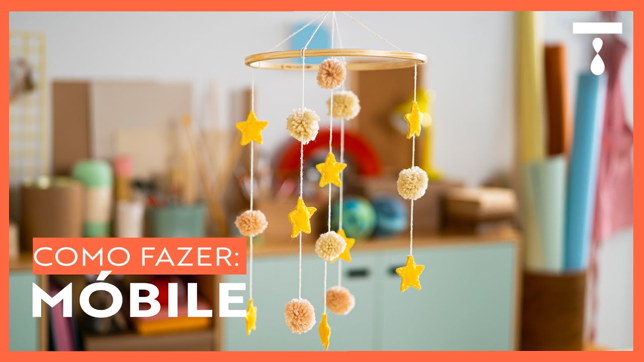 COMO FAZER UM MÓBILE DE FELTRO