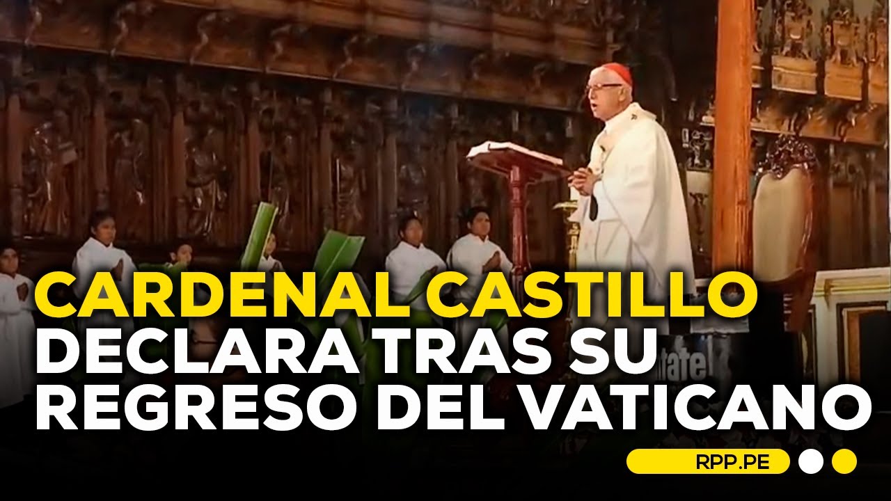 Cardenal Carlos Castillo declara tras la entronización del papa León XIV #RPPESPECIALES | DESPACHO