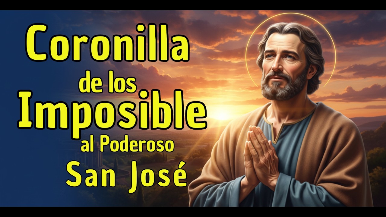 Coronilla de Gracia a San José para la Reconciliación Imposible y el Rescate de la Familia