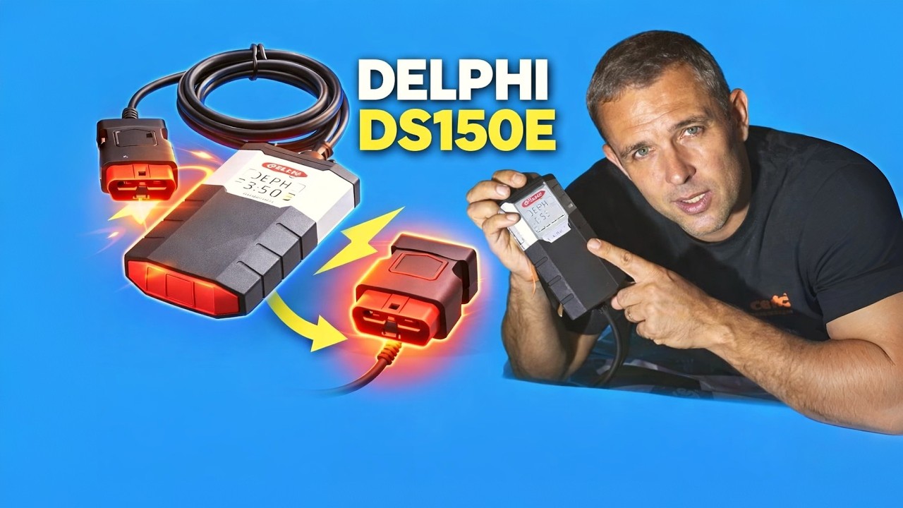 Автомобильный сканер Delphi DS150E (Как подключить)