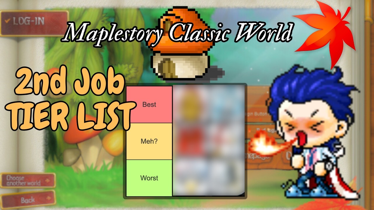 Class Tier List - MapleStory Classic World