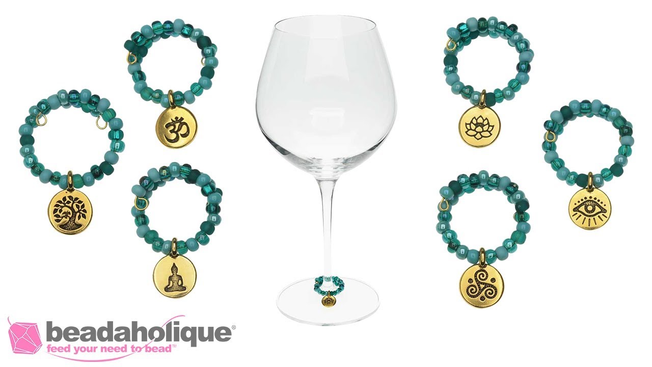 How to Make Wine Charms with Memory Wire