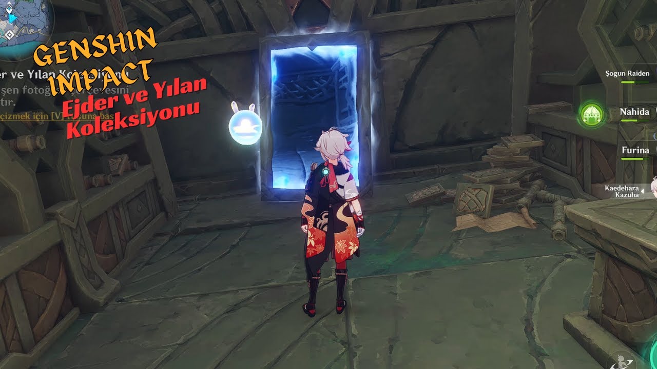 Ejder ve Yılan Koleksiyonu - Genshin Impact görevler ve bulmacalar #genshinimpact