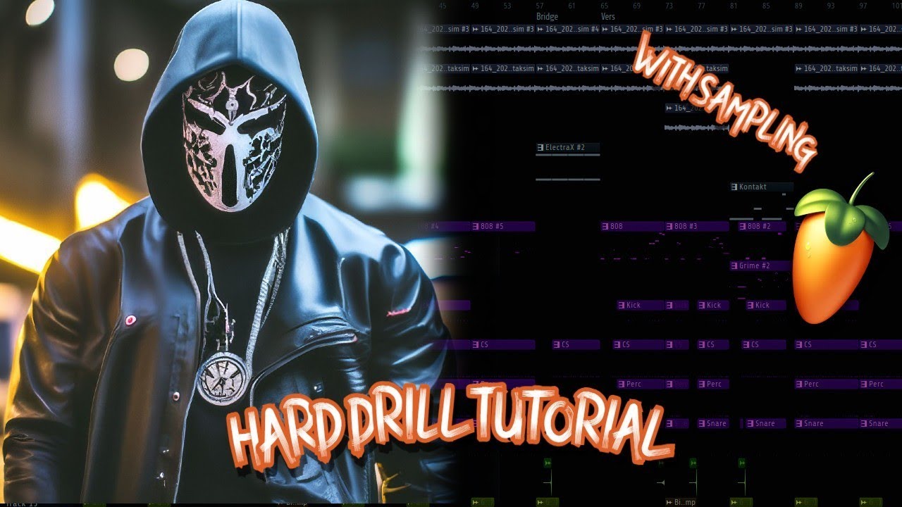 [FREE FLP] Beat Making | Hard Drill Tutorial With Sampling🔫💣