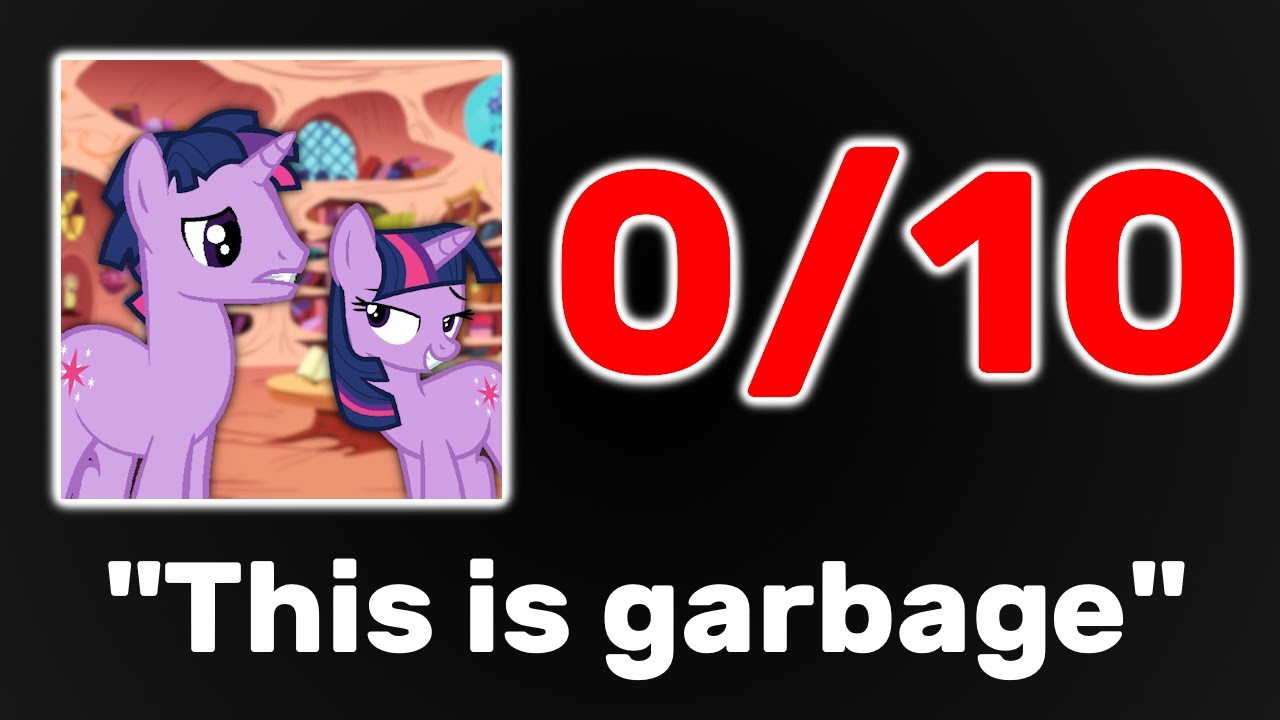 Reviewing my terrible MY LITTLE PONY FANFICS