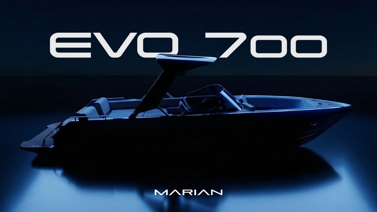 The new MARIAN EVO 700 😱 Meet the Future of Electric Wakesurf Boats ✨