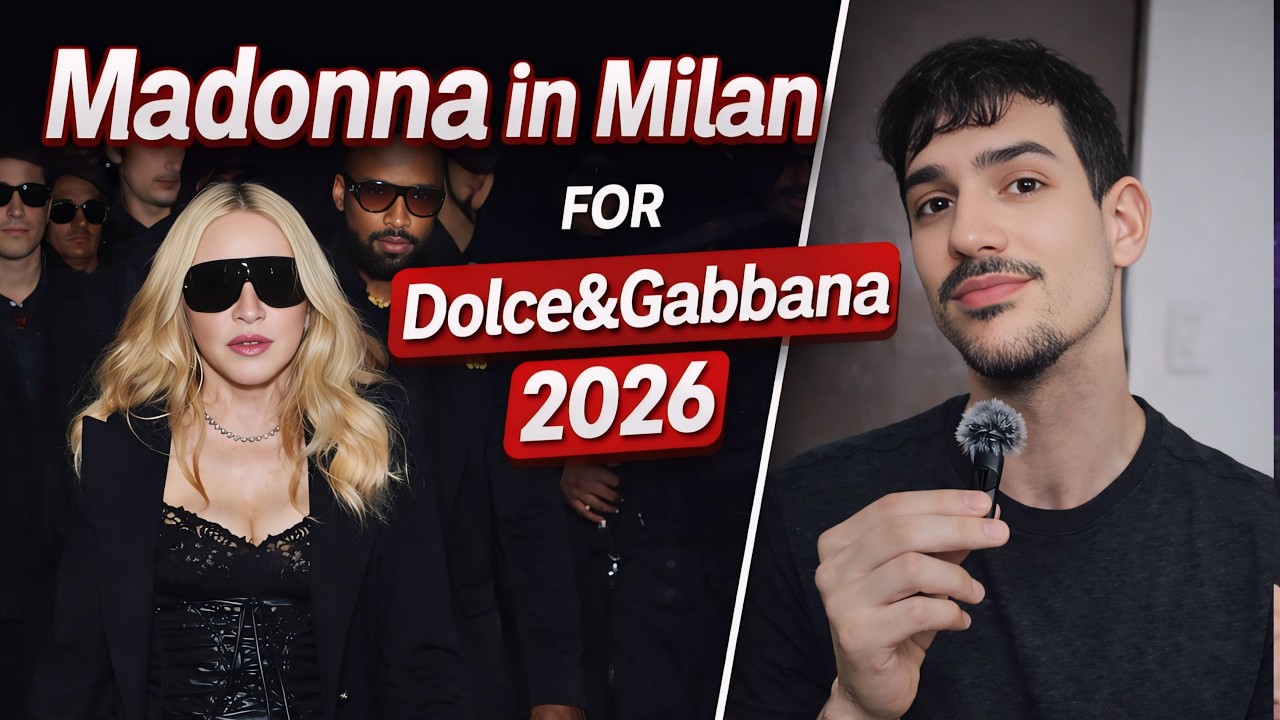 MADONNA Dominates Milan: Why Her Dolce & Gabbana Appearance Was a Power Move