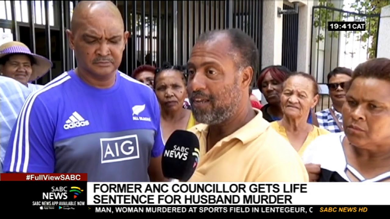 Former ANC councillor sentenced to life for husband's murder