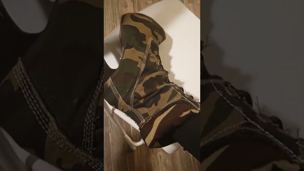 Fixed Army Stiletto heel Boots 🤗🙌🏾