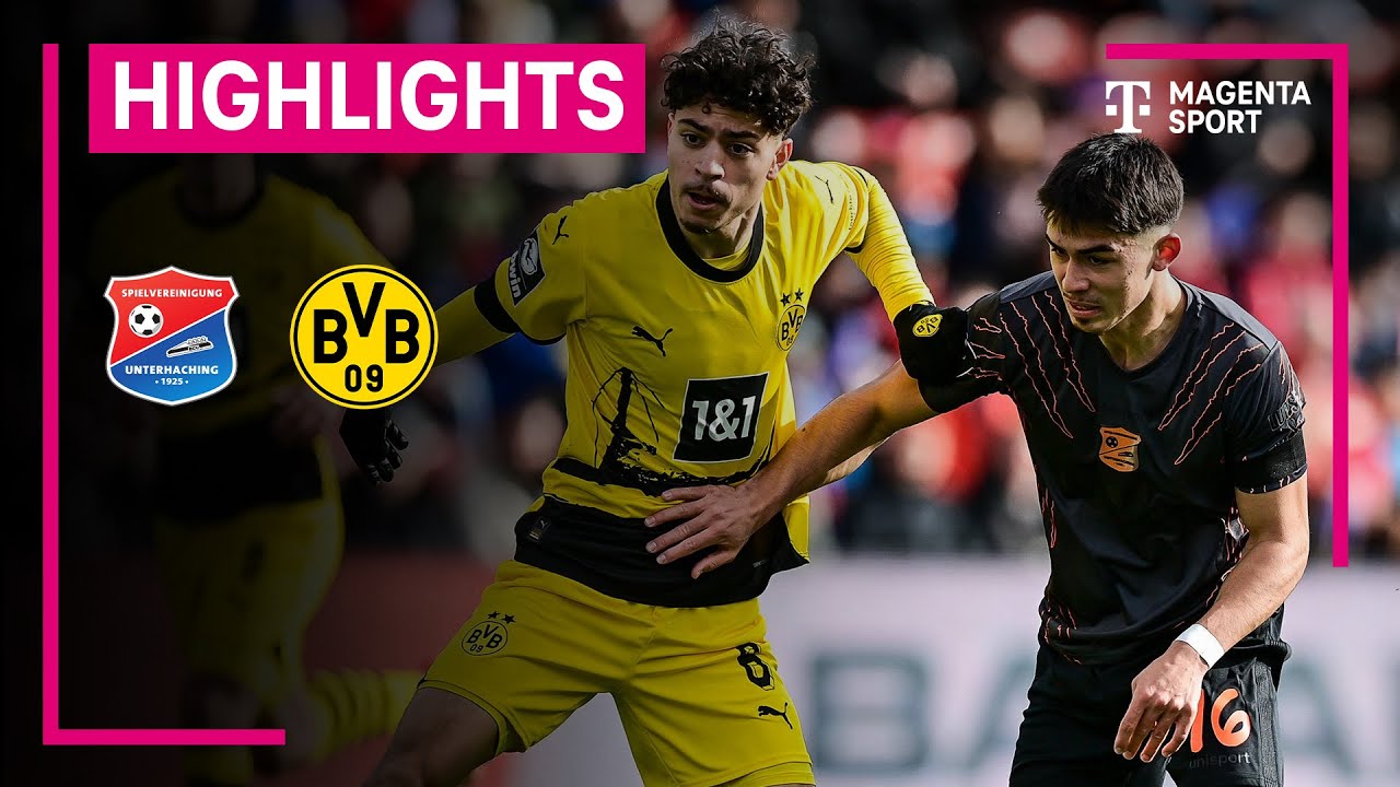 SpVgg Unterhaching - Borussia Dortmund II | Highlights 3. Liga | MAGENTA SPORT