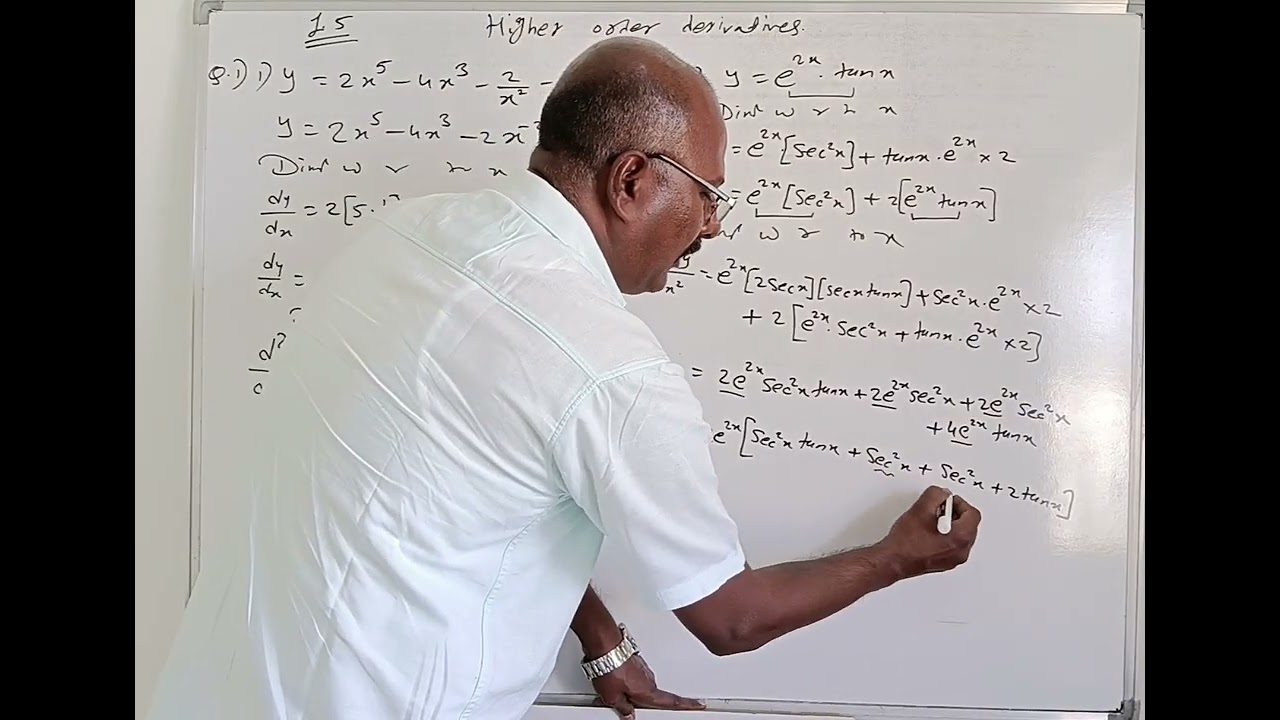 XII Twelve class maharashtra state board maths part II exercise 1.5 Q.1 to Q.3 JEE differentiation 