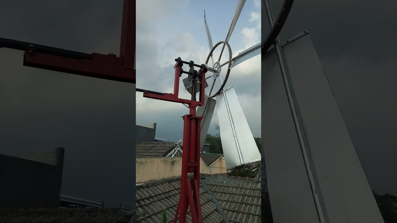 Kincir Angin Pompa Sumur untuk Kolam Koi