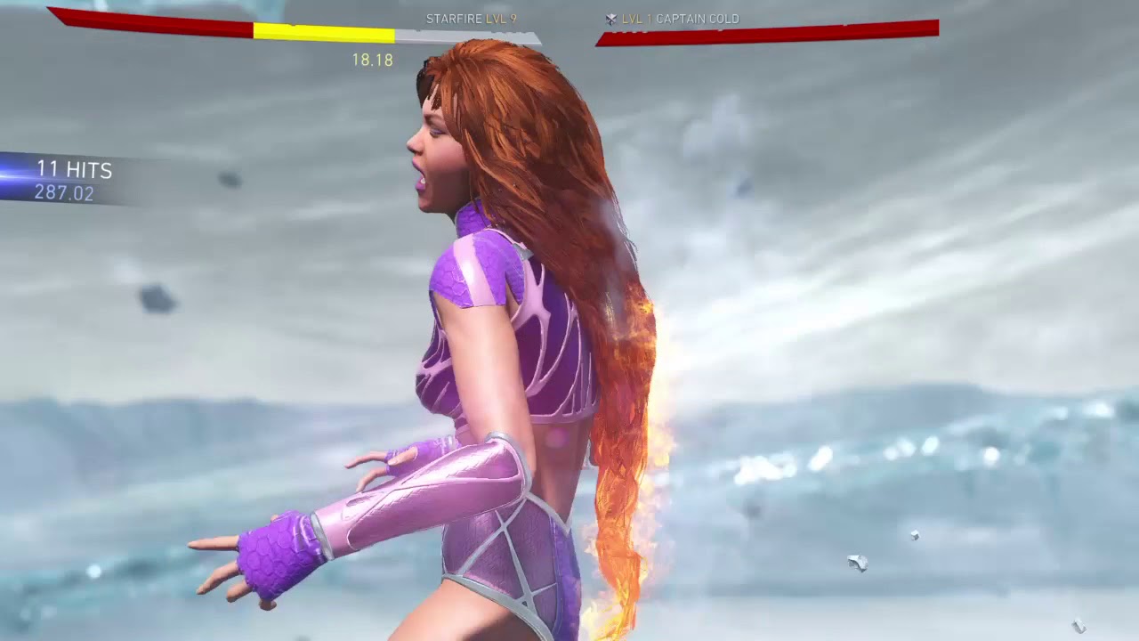 Injustice 2 Star Fire vs Captain Cold