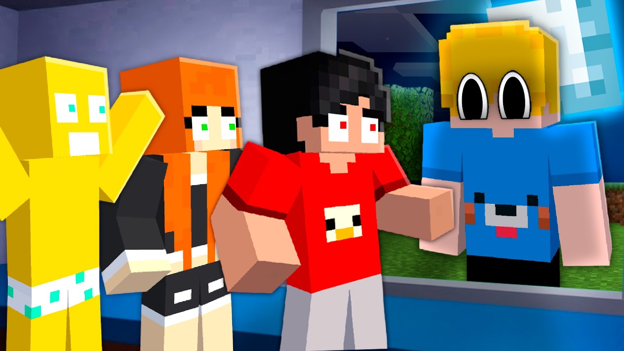 Assustei Todos os Meus Amigos no Minecraft!