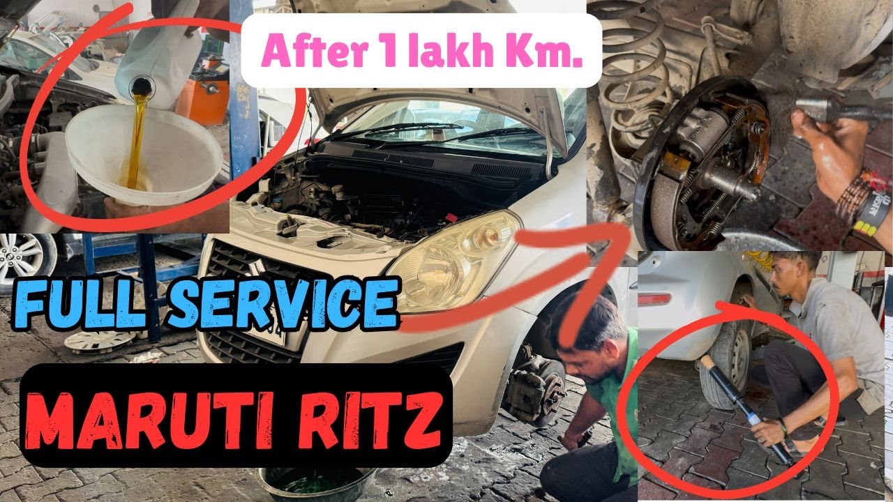 Maruti Ritz major Service After 1Lakh KM | कितना खर्चा आया 