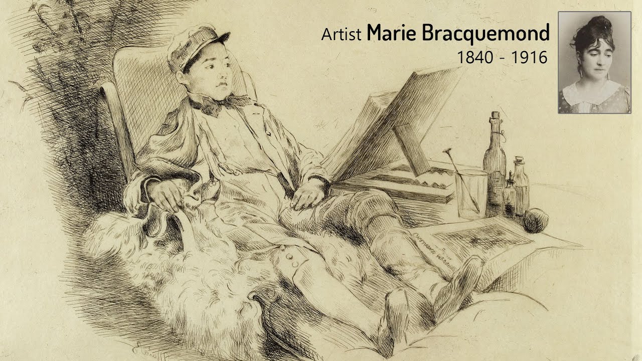Artist Marie Bracquemond (1840 - 1916) French Impressionist Painter | WAA